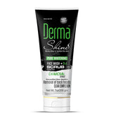DERMA SHINE CHARCOAL FACE WASH+ SCRUB (2 IN 1) 200GM